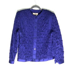 Vintage 80’s Navy Blue Gene Ewing Bis Jacket Sz M